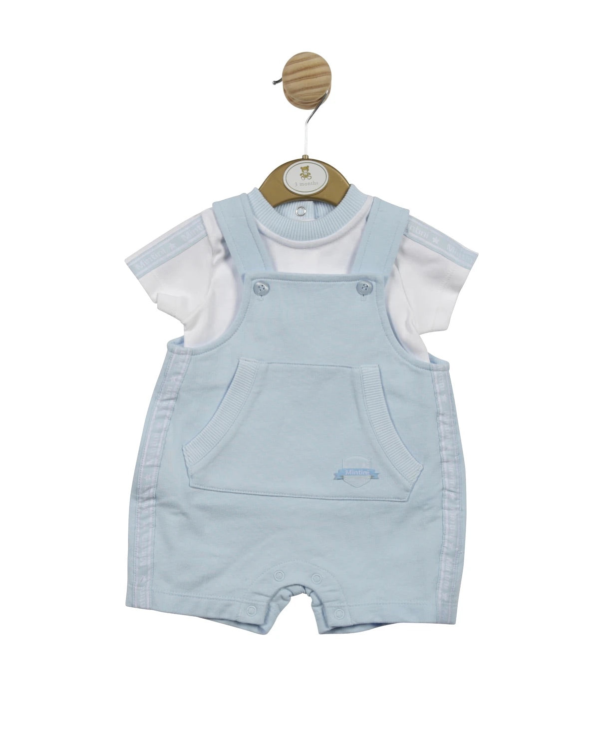 Mintini - baby boys 2 piece dungaree set MB4564 | Betty McKenzie