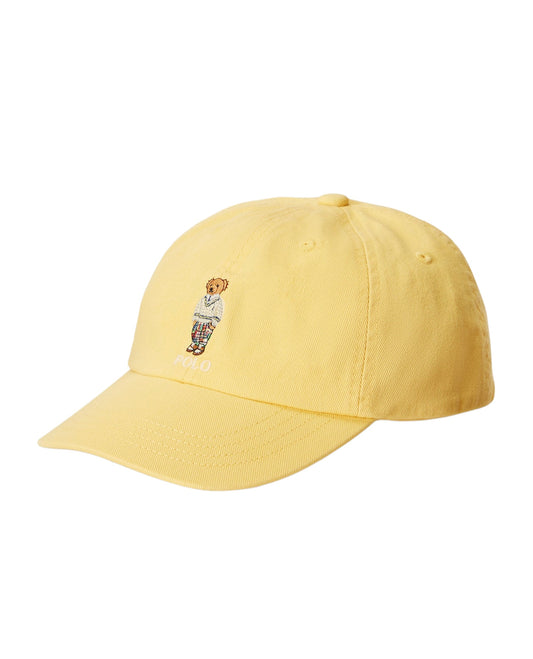 Ralph Lauren, Hats, Ralph Lauren - Yellow 'Varsity Bear' cap