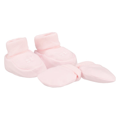 Emile et Rose - Baby Hat, Mitt & Bootie Gift Set, Nox PINK | Betty McKenzie