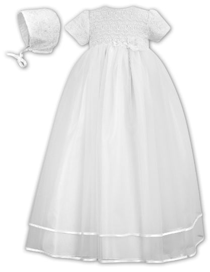 Sarah Louise, Christening gown, Sarah Louise - Christening gown, white, 001087, 6 months